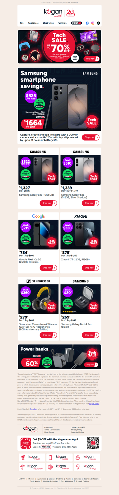 Samsung Galaxy Deals ⚡Galaxy S26 Ultra NOW $535 OFF RRP!