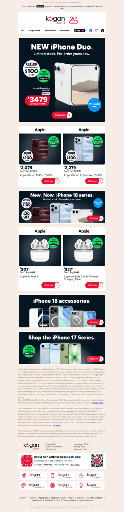 Just launched: New iPhone Duo 📱 Pre-order now & save.