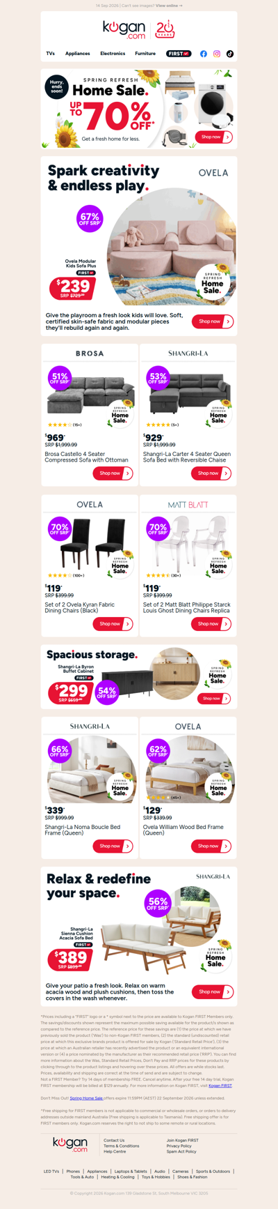 Rumpus Refresh ✨ ONLY $239 for this Modular Kids Sofa (67% OFF standard retail price)