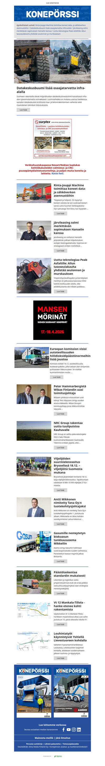 Konepörssi: Datakeskusbuumi lisää osaajatarvetta infra-alalla