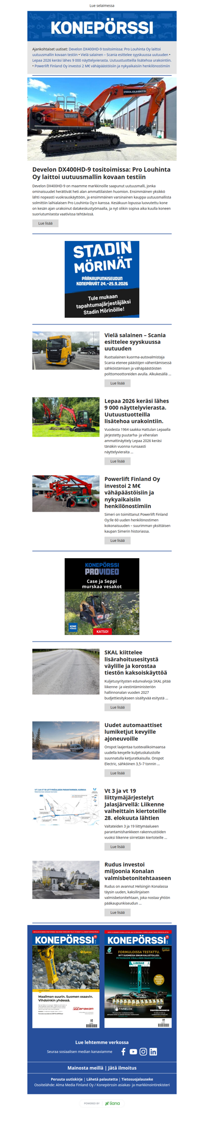 Konepörssi: Vielä salainen - Scania esittelee syyskuussa uutuuden