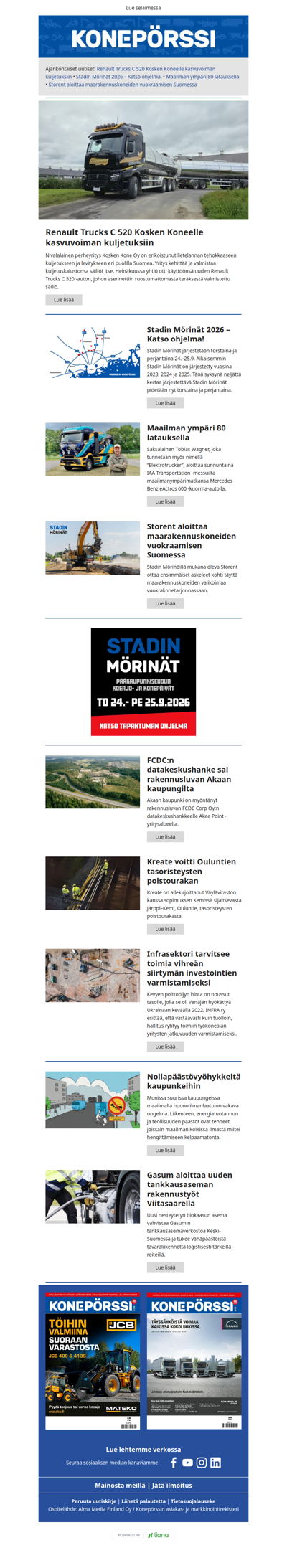 Konepörssi: Stadin Mörinät 2026 - Katso ohjelma!