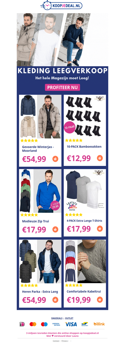 Kleding Leegverkoop 🛍️