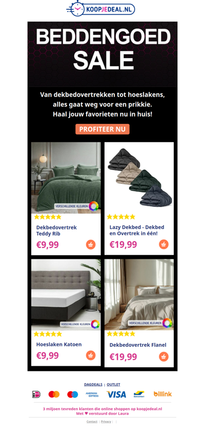 NU: Beddengoed in de Aanbieding 💤