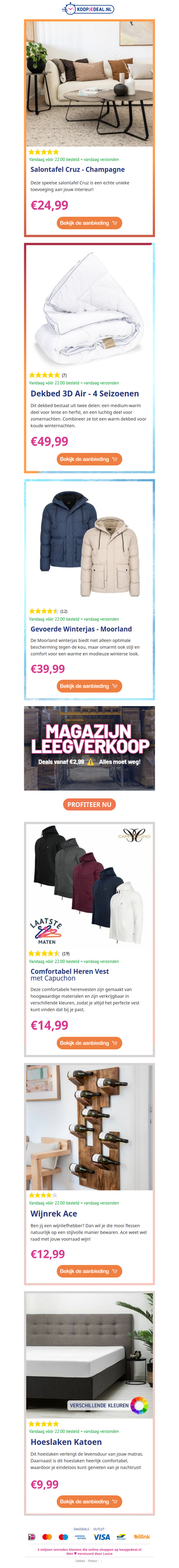 Deals voor de Inkoopprijs! 😳