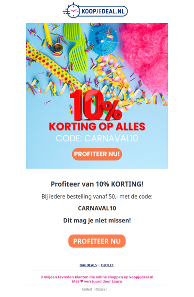 Laatste kans op KORTING!