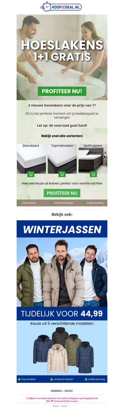 Nu 2 Hoeslakens voor 12,99 ⭐