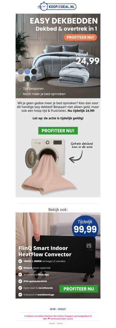 De Easy Dekbedden zijn Terug 📦