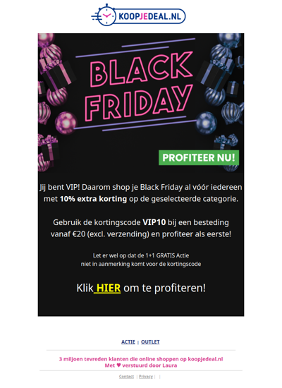 Early VIP Access Black Friday 🖤