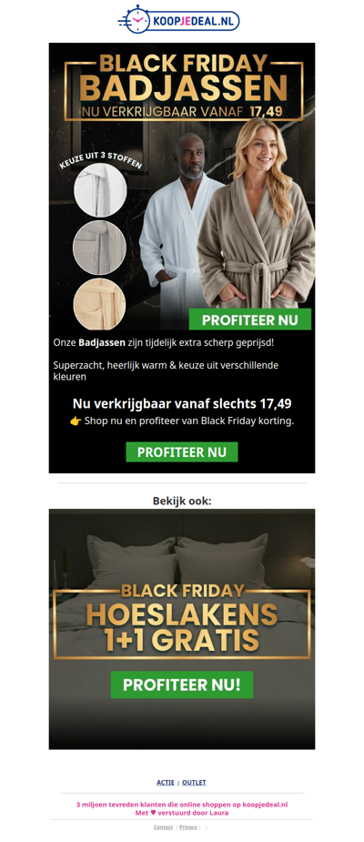 Luxe Badjassen nu 17,49 🚨