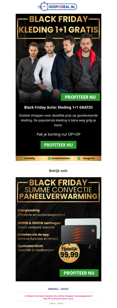 Kleding nu 1+1 GRATIS 🛍️ Shop nu!