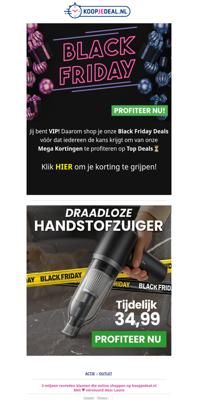 Als Eerste Black Friday Korting? 🖤