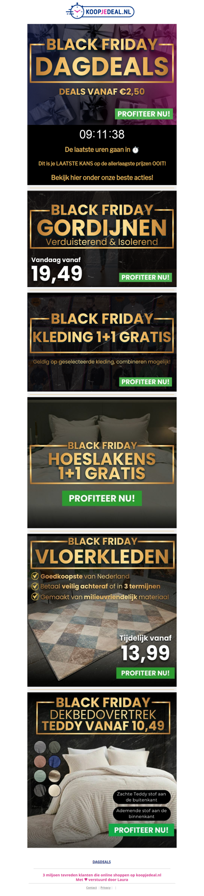 Laatste Kans op Black Friday Korting 🖤⏳