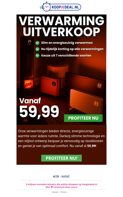 Verwarm Je Huis voor al 59,99 🔥