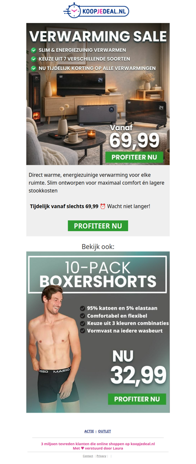 Koude dagen? Warm huis vanaf 69,99 🏠