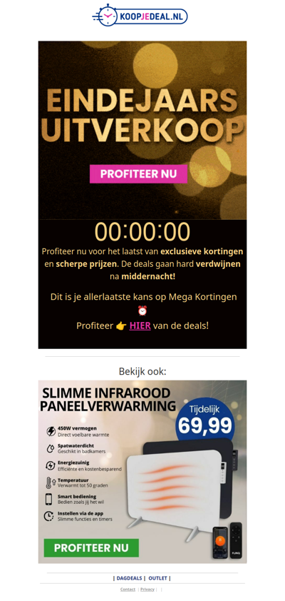 Laatste Kans: Eindejaars Uitverkoop ⚠️