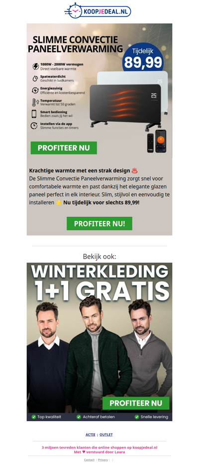Verwarmen zonder Hoge Rekening?
