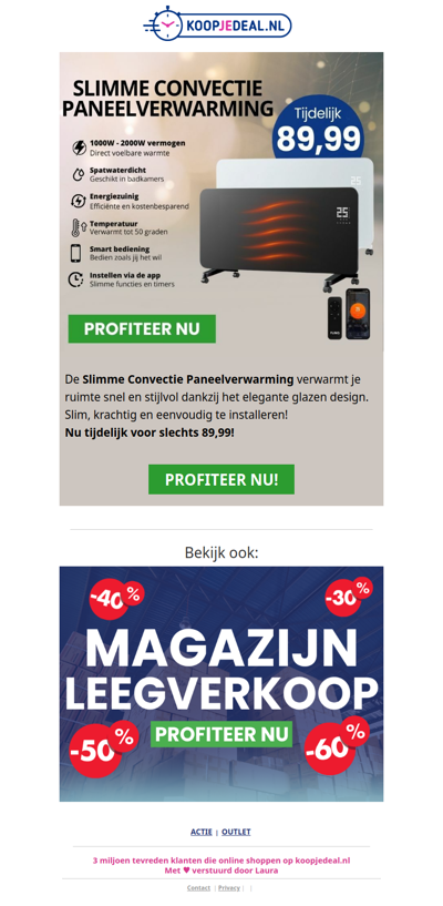 Verwarmen zonder Hoge Rekening?