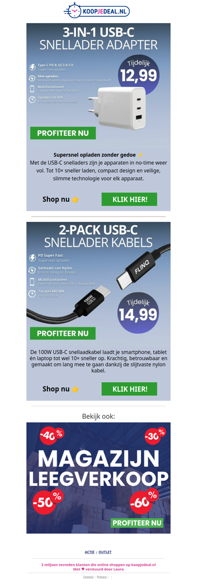 Telefoon of Tablet 10× Sneller Opladen? ⚡