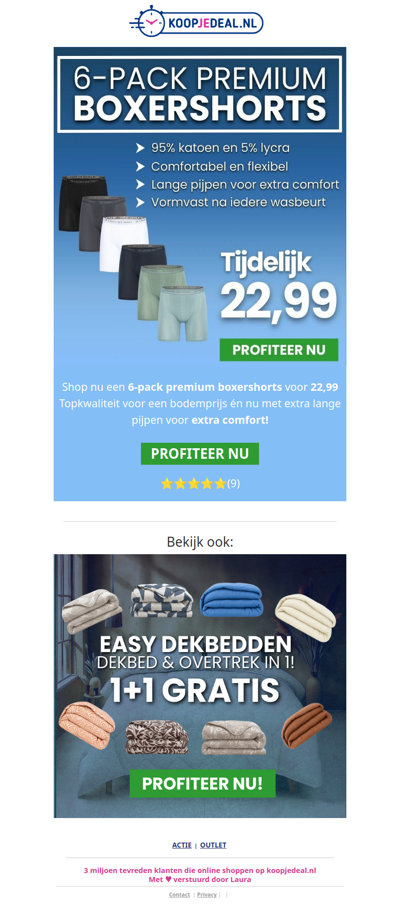 6-PACK Premium Boxershorts nu 22,99 💥