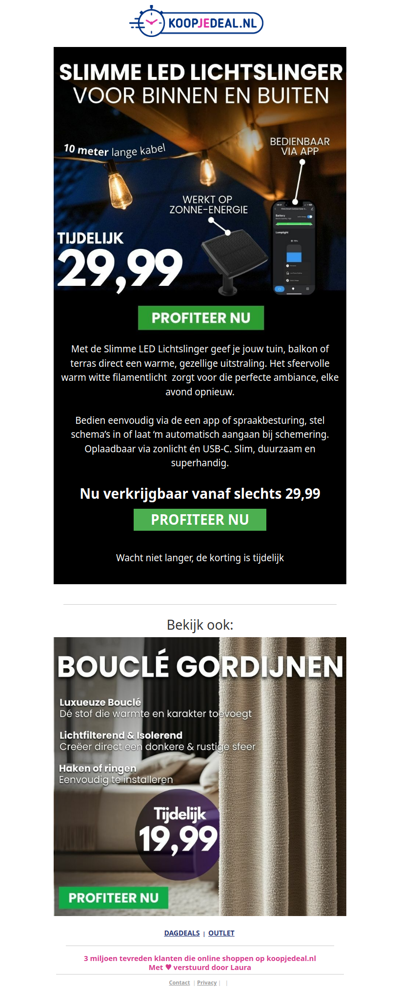 LED Lichtslinger op Zonne-Energie ☀️