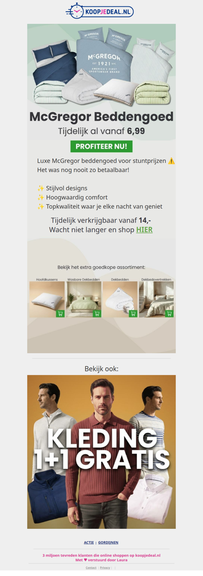 A-merk beddengoed voor 6,99 😱