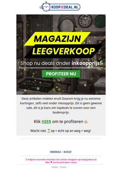 Laatste stuks, Extreem Afgeprijsd 💰