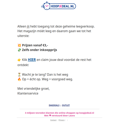 RE: Informatie over je bestelling