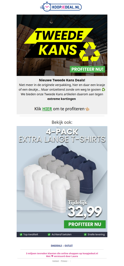 Nieuwe Tweede Kans Deals ♻️