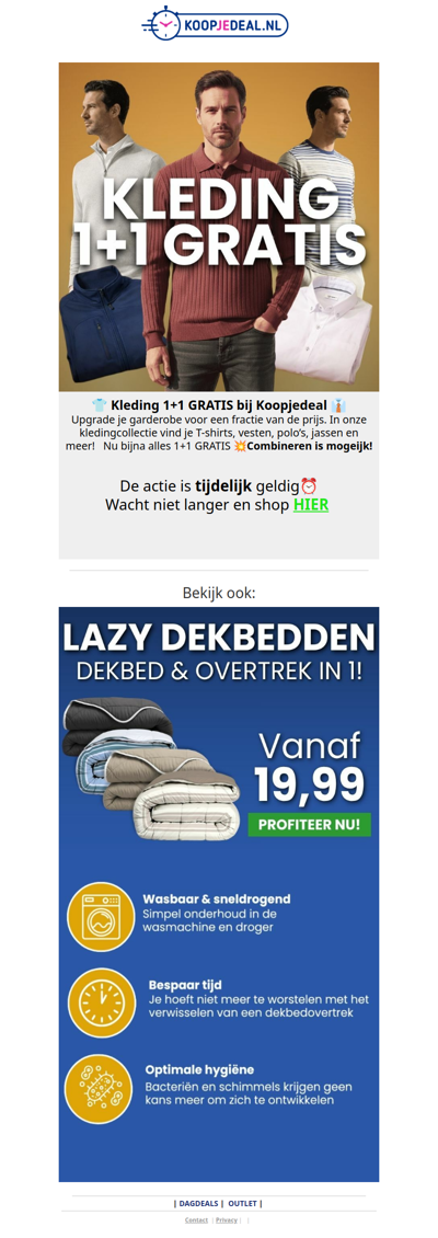 Bijna alle Kleding 1+1 GRATIS 🚨