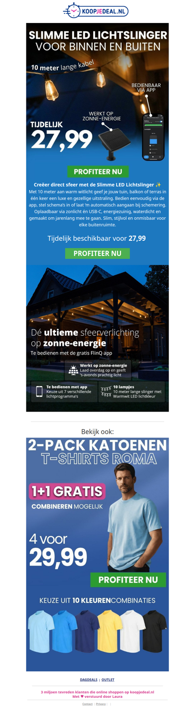Sfeer in je tuin of op je balkon? 💡