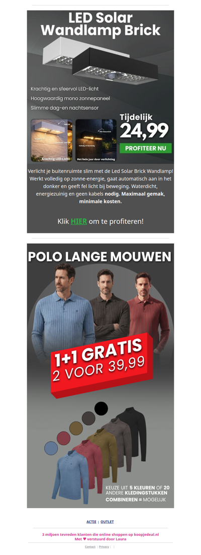 Nieuw: Led Solar Lamp Brick 24,99 🔆