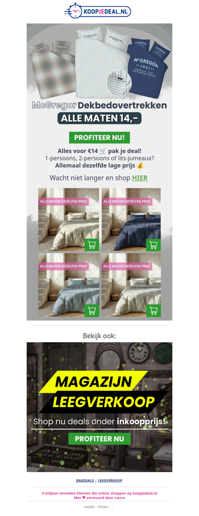 Dit is je Laatste Kans op Korting