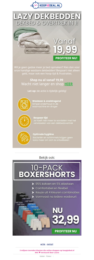 Nieuwe Wasbare Dekbedden Extra Goedkoop💥