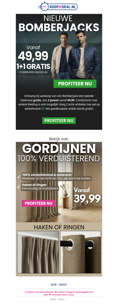 Nieuwe Bomberjacks: 2 voor 49,99 ✨