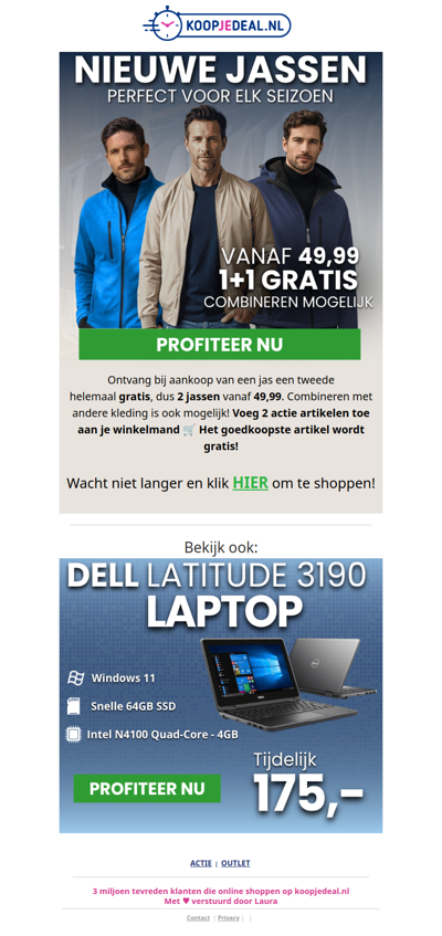 2 Jassen voor 49,99 ✨ 1+1 GRATIS