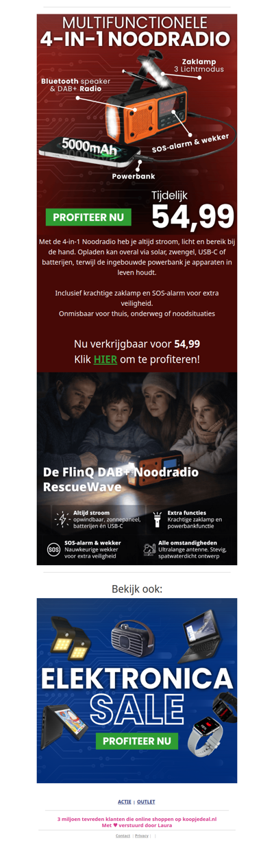 4-in-1 NoodRadio Mega Goedkoop🚨
