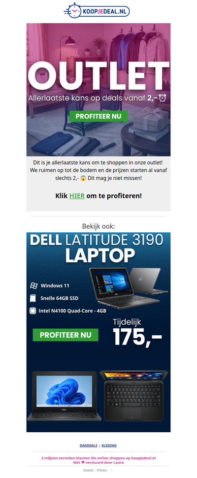 Goedkoopste Outlet van NL