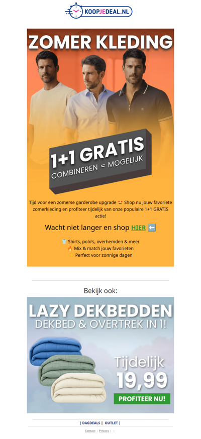 Zomer Kleding 1+1 GRATIS 🛍️