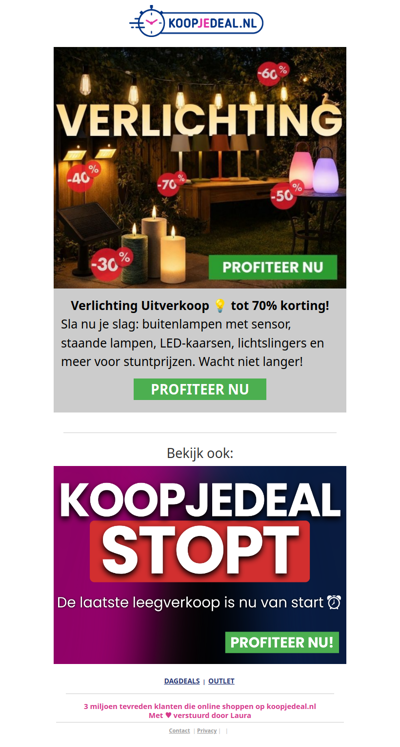 Buitenverlichting met 70% Korting💡