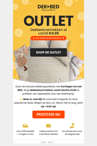 RE: Nieuwe Outlet Deals..