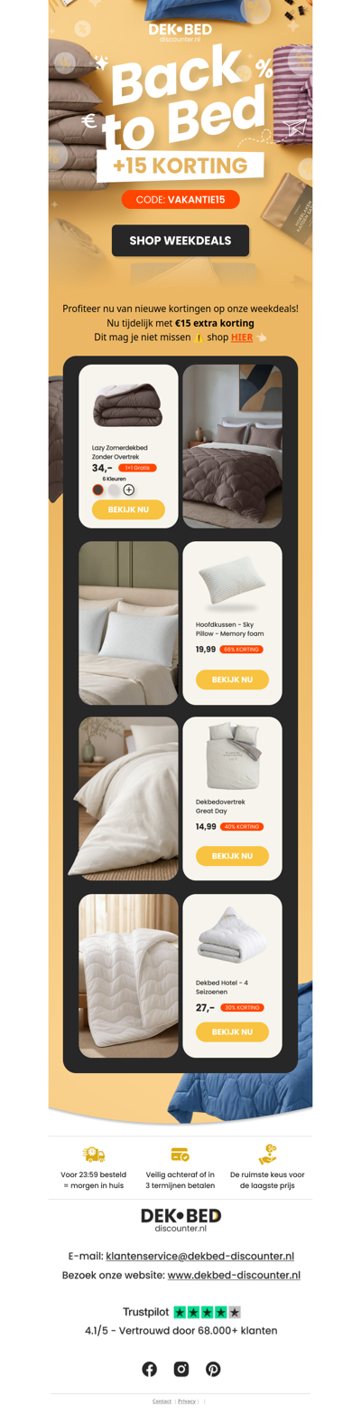 Nieuwe Weekdeals voor jou!