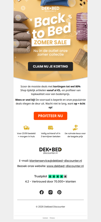 RE: Nieuwe Outlet Deals..