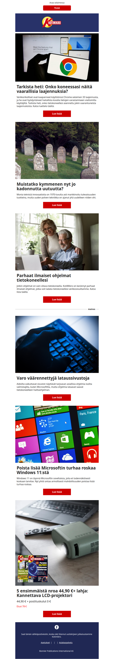 Tarkista heti: Onko koneessasi näitä vaarallisia laajennuksia?