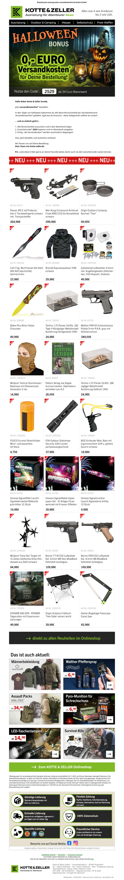 👻 Spuktastisch: Jetzt GRATIS Versand nutzen!