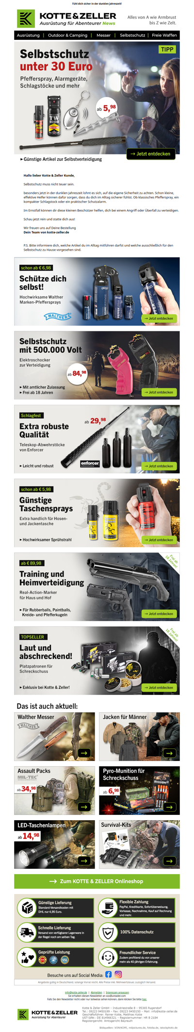 👉 Selbstschutz für jeden: Top-Artikel unter 30 €