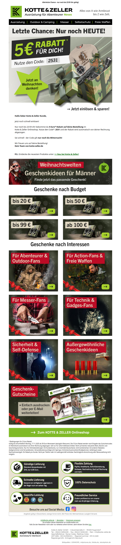 Schnell öffnen: NUR noch diesen Tag gültig!