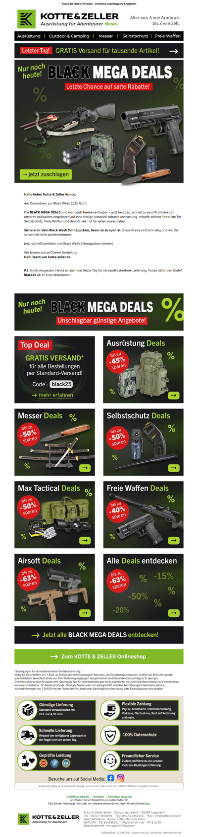 ◾️BLACK WEEK◾️Letzte Chance: Bis Mitternacht!