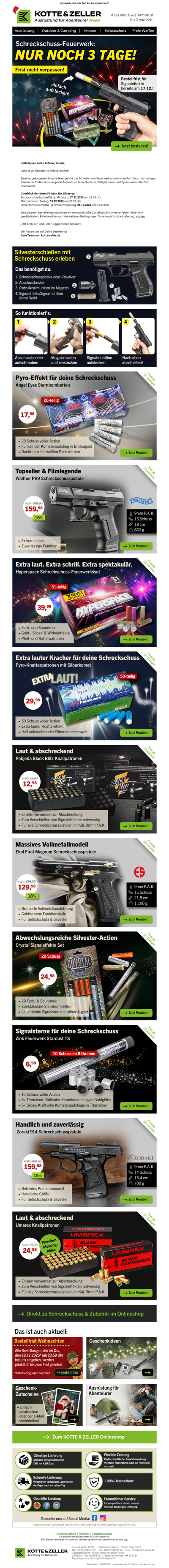 🎆 Erinnerung: Der Countdown läuft!