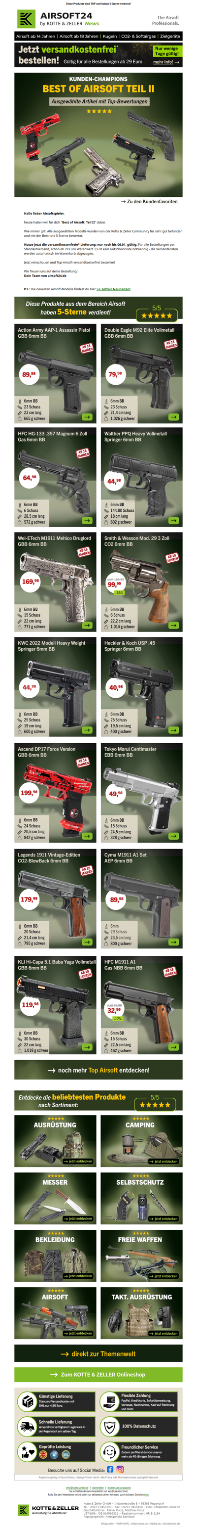 Best of Airsoft: Jetzt Teil II entdecken!